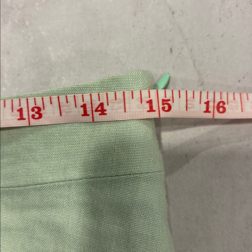 Bebe Light Green Ruffle Mini Skirt - Picture 7 of 9